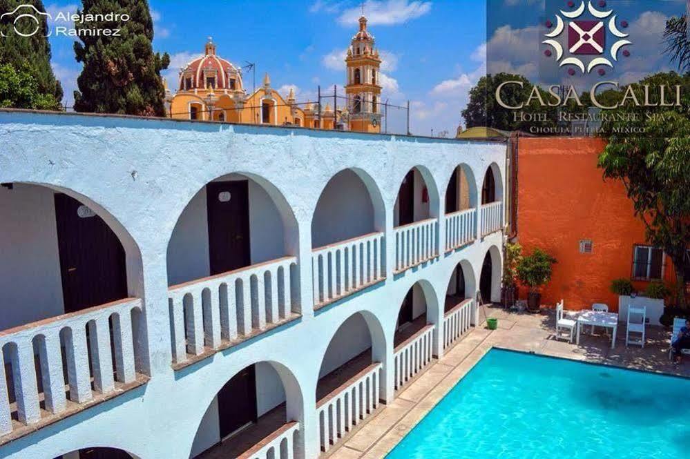Hotel Calli Quetzalcoatl Чолула Экстерьер фото